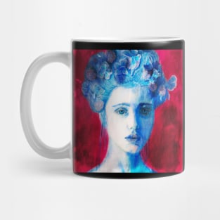 Butterfly Girl Abstract Mug